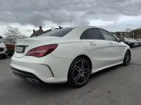 Used Mercedes CLA180 AMG line 122 HP (89 kW) 2017 White Sedan