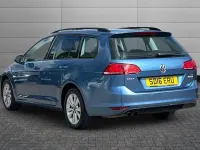 Used VW Golf VII SE 125 HP (91 kW) 2016 Pacific blue Estate