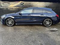 Used Mercedes CLA220 AMG line 177 HP (130 kW) 2017 Blue Sedan