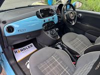 Used Fiat 500 Lounge 69 HP (50 kW) 2015 Blue Hatchback