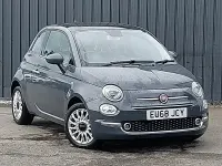 Used Fiat 500 Lounge 69 HP (50 kW) 2018 Grey Hatchback