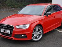 Used Audi A3 Sportback S-Line 184 HP (135 kW) 2014 Red Hatchback