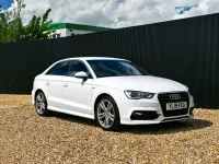 Used Audi A3 S-Line 150 HP (110 kW) 2015 White Sedan