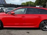 Used Audi A6 Black Edition 272 HP (200 kW) 2016 Red Estate