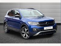 Used VW T-Cross Black Edition 110 HP (80 kW) 2023 Blue SUV