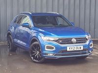 Used VW T-Roc R-line 150 HP (110 kW) 2021 Blue SUV