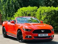 Used Ford Mustang Convertible 317 HP (233 kW) 2016 Orange Cabriolet