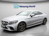 Used Mercedes C200 AMG line 198 HP (145 kW) 2023 Silver Coupe