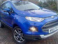 Used Ford Ecosport Titanium 95 HP (69 kW) 2015 Blue SUV