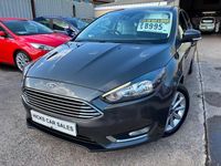 Begagnad Ford Focus Titanium 125 HK (91 kW) 2018 Grå Halvkombi