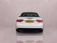 Used Audi A5 Cabriolet S-Line 190 HP (139 kW) 2016 White Cabriolet