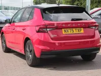 Used Skoda Fabia Design Edition 79 HP (58 kW) 2025 Velvet red metallic black magic pearl effect Hatchback