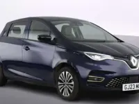 Begagnad Renault Zoe Techno 100 kW (136 HK) 2023 Blå Halvkombi