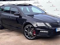 Used Skoda Octavia vRS 230 HP (169 kW) 2017 Black Estate