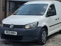 Used VW Caddy 75 HP (55 kW) 2013 White MPV
