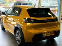 Used Peugeot e-208 Allure Premium 100 kW (136 HP) 2022 Yellow Hatchback