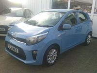 Used Kia Picanto 2018 Blue Hatchback