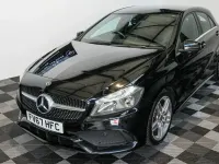 Used Mercedes A180 AMG line 109 HP (80 kW) 2017 Black Hatchback