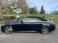 Used Mercedes E220 AMG line 194 HP (142 kW) 2018 Black Cabriolet