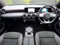 Used Mercedes A180 AMG line 136 HP (100 kW) 2021 Blue Sedan