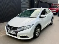 Used Honda Civic EX 2013 White Hatchback