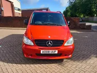 Used Mercedes Vito 204 HP (150 kW) 2008 Red Van