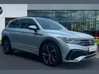 Used VW Tiguan R-line 150 HP (110 kW) 2021 Reflex silver metallic SUV