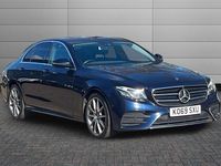 Usado Mercedes E220 AMG line 194 CV (142 kW) 2020 Azul Berlina