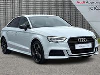 Used Audi A3 Black Edition 147 HP (108 kW) 2020 White Sedan