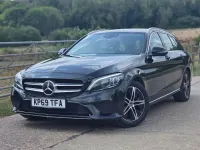 Used Mercedes C200 Premium 2019 Black Estate