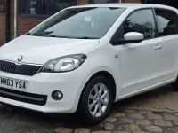 Used Skoda Citigo Elegance 75 HP (55 kW) 2014 White Hatchback