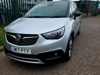 Used Vauxhall Crossland X S 99 HP (72 kW) 2017 Silver SUV