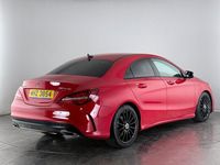 Used Mercedes CLA220 AMG line 170 HP (125 kW) 2018 Red Sedan
