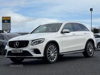 Used Mercedes GLC220 AMG line 2019 White Estate