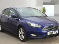Used Ford Focus Zetec 120 HP (88 kW) 2018 Blue Hatchback