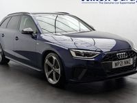 Used Audi A4 Black Edition 150 HP (110 kW) 2021 Blue Estate