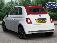 Used Fiat 500C Lounge 2015 White Cabriolet