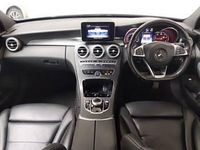 Used Mercedes C220 AMG line 170 HP (125 kW) 2018 Silver Estate