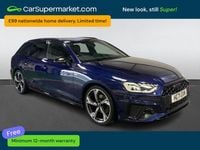 Used Audi A4 Black Edition 2022 Blue Estate