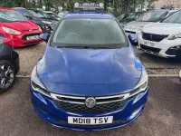 Used Vauxhall Astra Design Edition 110 HP (80 kW) 2018 Blue Estate