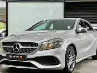 Used Mercedes A180 AMG line 109 HP (80 kW) 2018 Silver Hatchback