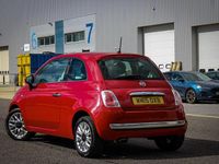 Used Fiat 500 Lounge 69 HP (50 kW) 2015 Red Hatchback