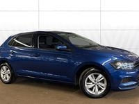 Used VW Polo SE 95 HP (69 kW) 2019 Blue Hatchback