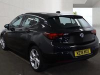 Used Vauxhall Astra SRi 150 HP (110 kW) 2018 Black Hatchback