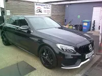 Used Mercedes C220 AMG line 170 HP (125 kW) 2014 Black Sedan