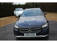 Used Mercedes E220 194 HP (142 kW) 2021 Cavansite blue metallic Estate