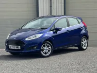 Used Ford Fiesta Zetec 2015 Blue Hatchback