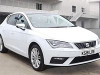 Used Seat Leon XCELLENCE 125 HP (91 kW) 2018 White Hatchback