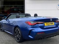 Used BMW 420 M Sport 181 HP (133 kW) 2021 Blue Cabriolet