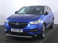 Used Vauxhall Grandland X Sport 131 HP (96 kW) 2018 Blue SUV